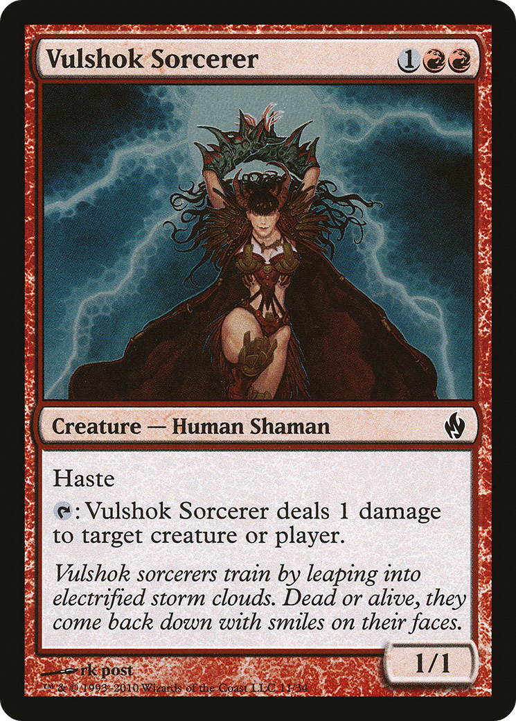 {C} Vulshok Sorcerer [Premium Deck Series: Fire and Lightning][PD2 011]
