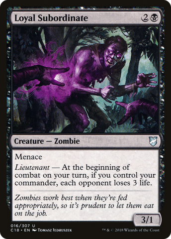 {C} Loyal Subordinate [Commander 2018][C18 016]