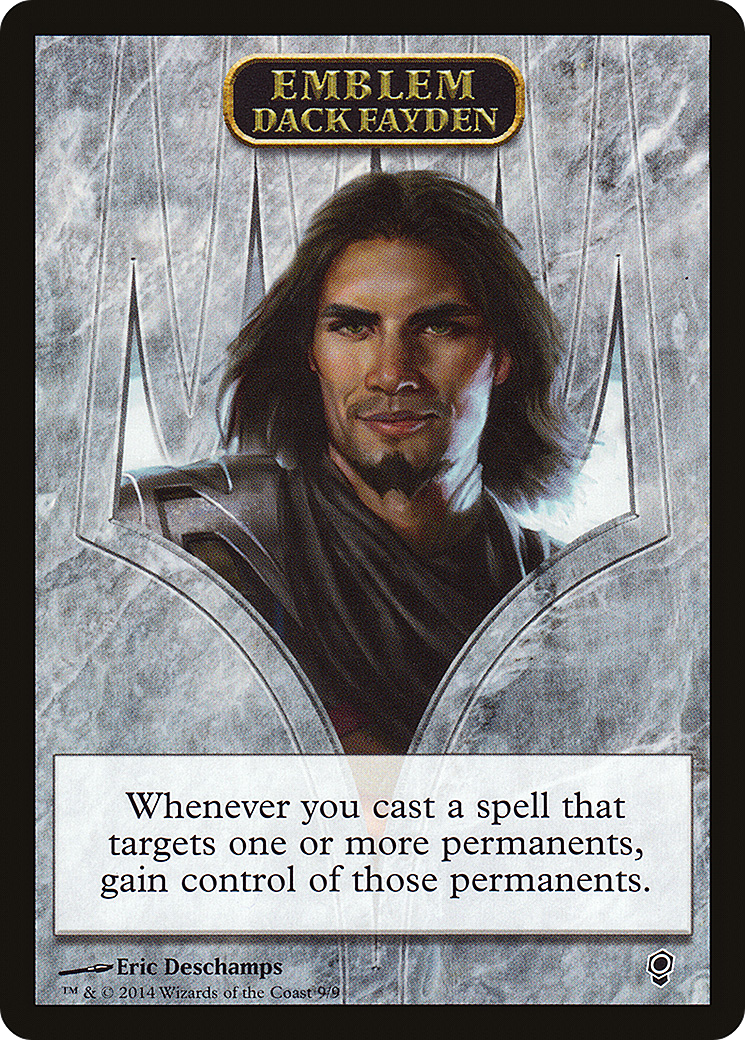{T} Dack Fayden Emblem [Conspiracy Tokens][TCNS 009]