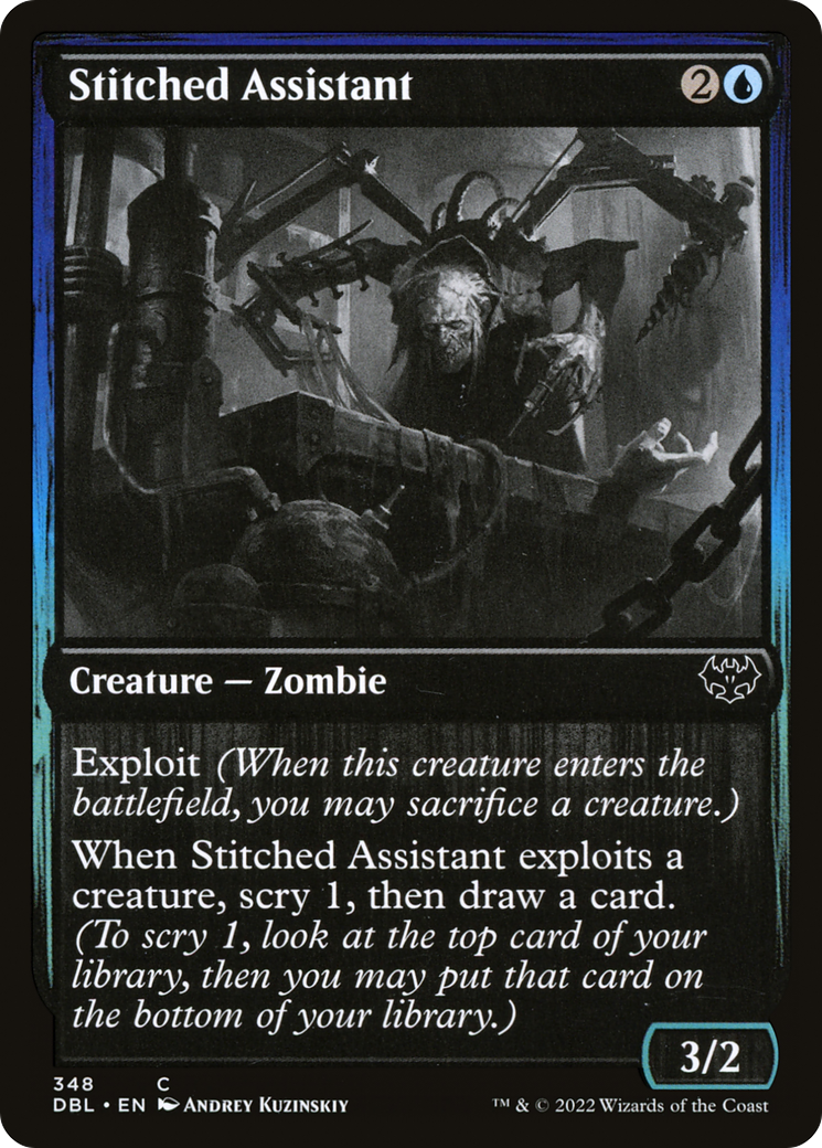 {C} Stitched Assistant [Innistrad: Double Feature][DBL 348]
