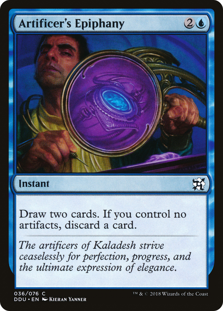 {C} Artificer's Epiphany [Duel Decks: Elves vs. Inventors][DDU 036]