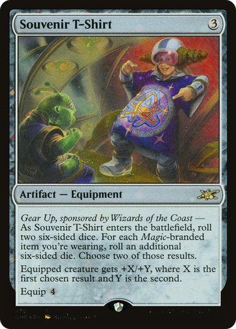 {R} Souvenir T-Shirt (Galaxy Foil) [Unfinity][UNF 478]