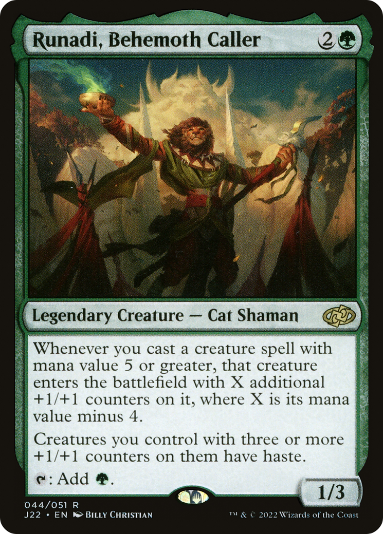 {R} Runadi, Behemoth Caller [Jumpstart 2022][J22 044]