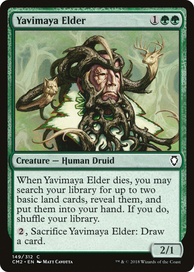 {C} Yavimaya Elder [Commander Anthology Volume II][CM2 149]