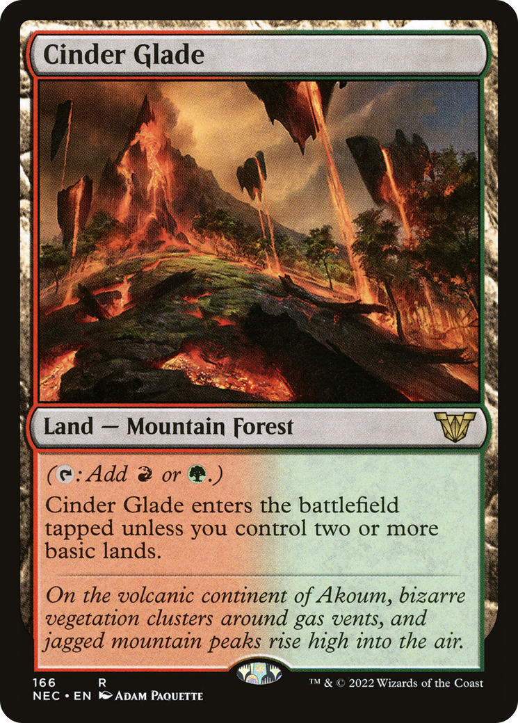 {R} Cinder Glade [Kamigawa: Neon Dynasty Commander][NEC 166]