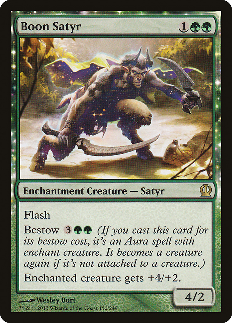 {R} Boon Satyr [Theros][THS 152]