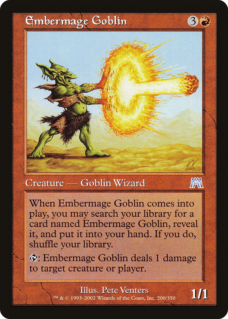 {C} Embermage Goblin [Onslaught][ONS 200]
