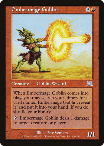 {C} Embermage Goblin [Onslaught][ONS 200]