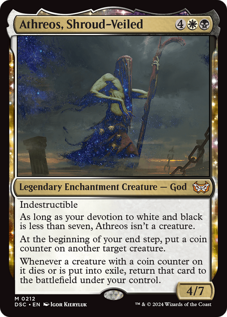 {R} Athreos, Shroud-Veiled [Duskmourn: House of Horror Commander][DSC 212]