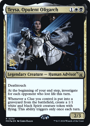 {R} Teysa, Opulent Oligarch [Murders at Karlov Manor Prerelease Promos][PR MKM 234]
