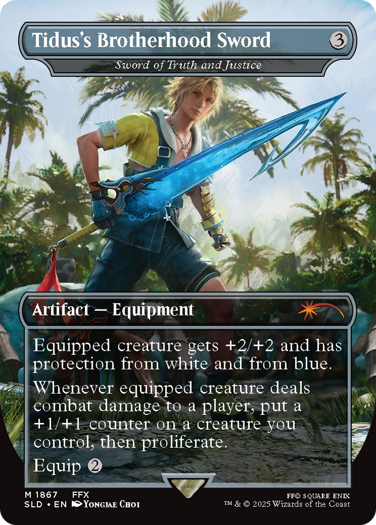 Sword of Truth and Justice [SLD-1867]  (Borderless) Foil