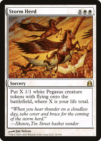 {R} Storm Herd [Commander 2011][CMD 034]