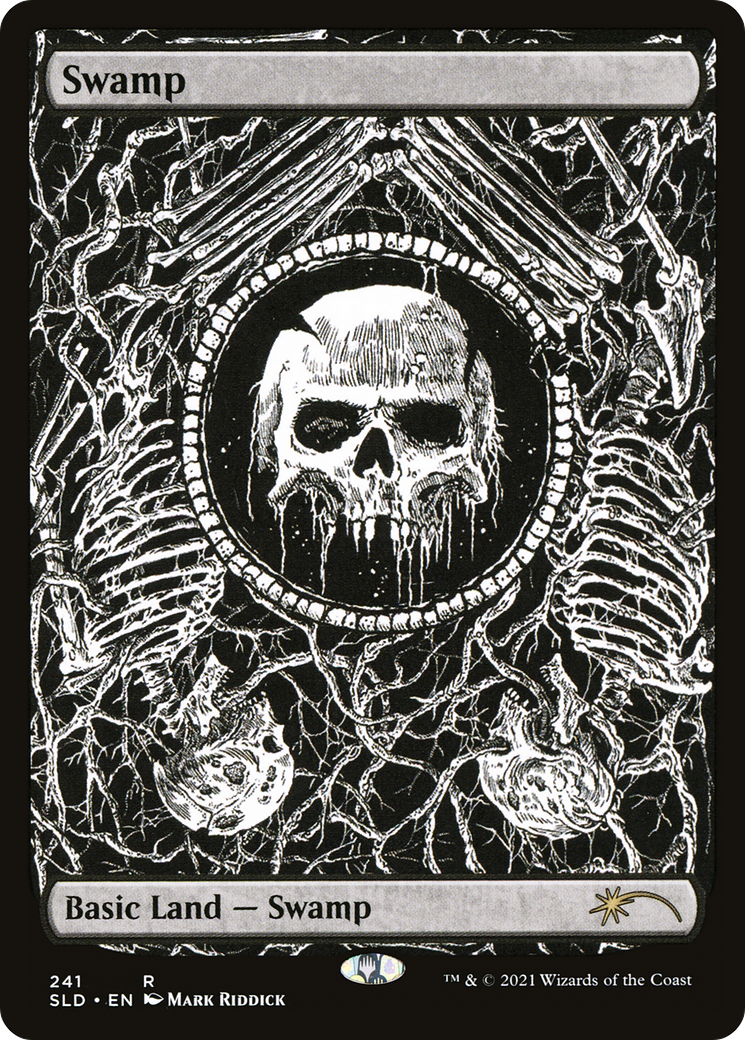 {B}[SLD 241] Swamp (Crushing Brutality) [Secret Lair Drop Series]