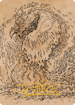 {A} Nemesis Phoenix Art Card (Gold-Stamped Signature) [Commander Legends: Battle for Baldur's Gate Art Series][GS ACLB 056]