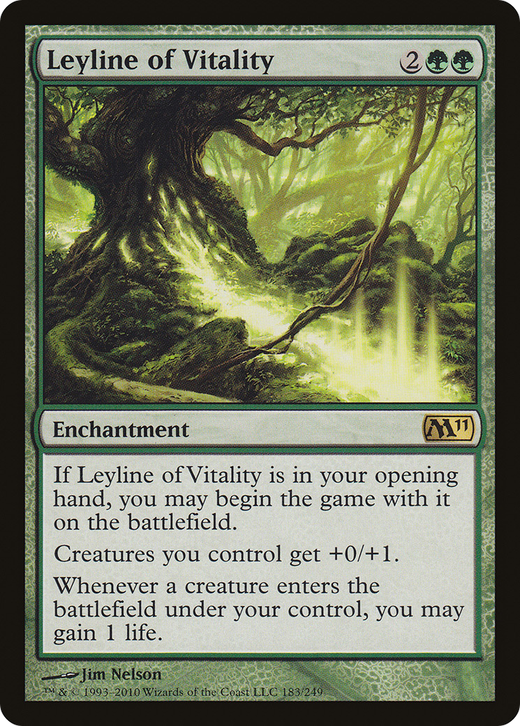 {R} Leyline of Vitality [Magic 2011][M11 183] - Misty Mountain Games