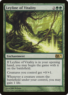 {R} Leyline of Vitality [Magic 2011][M11 183] - Misty Mountain Games