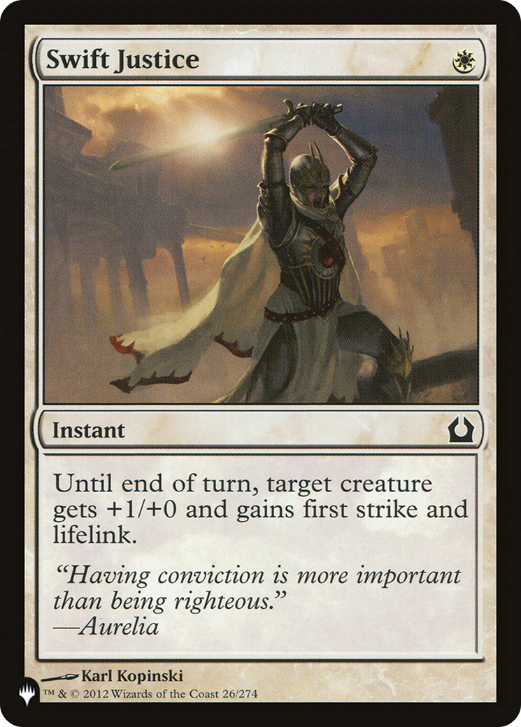 {C} Swift Justice [LIST RTR-26]