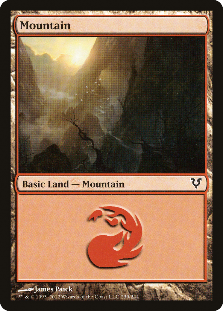 {B}[AVR 239] Mountain (239) [Avacyn Restored]