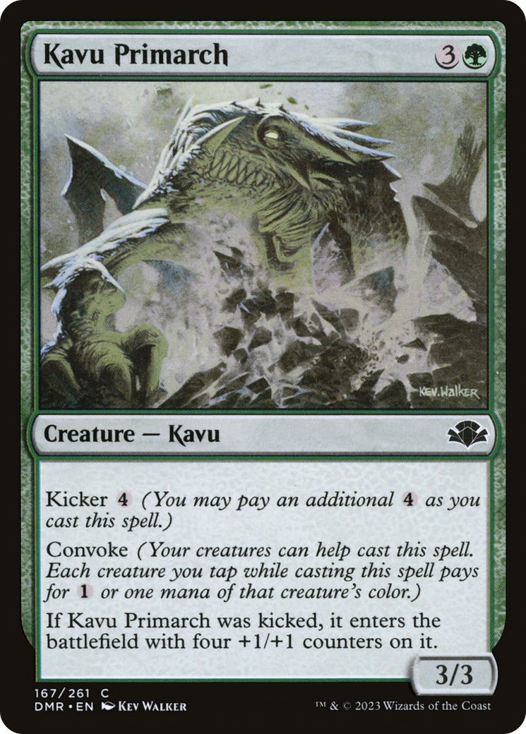 {C} Kavu Primarch [Dominaria Remastered][DMR 167]