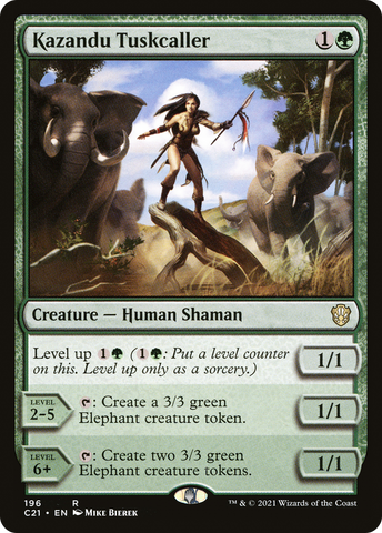 {R} Kazandu Tuskcaller [Commander 2021][C21 196]