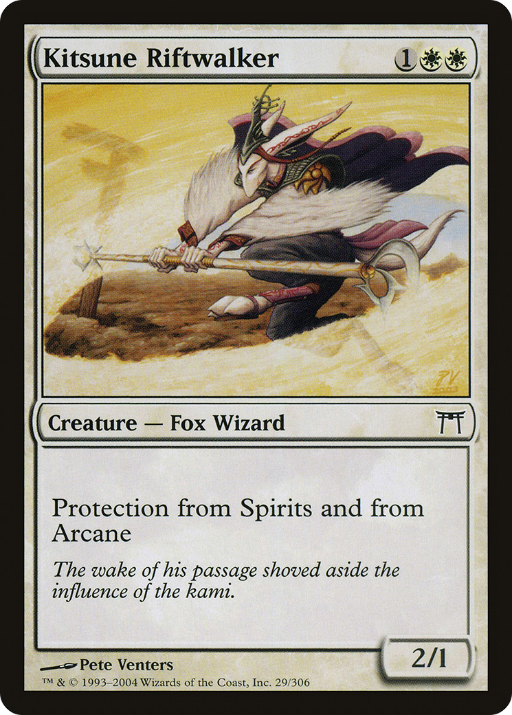{C} Kitsune Riftwalker [Champions of Kamigawa][CHK 029]