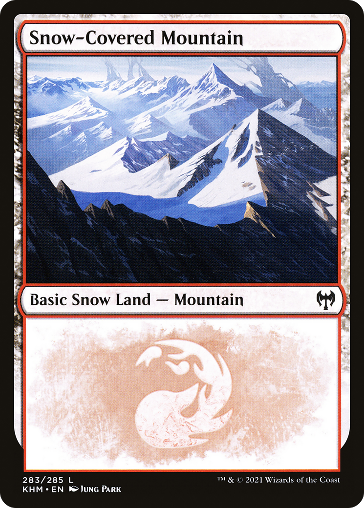 {B}[KHM 283] Snow-Covered Mountain (283) [Kaldheim]