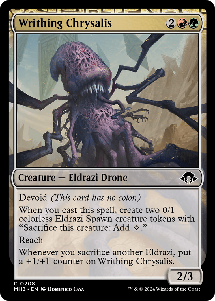 {C} Writhing Chrysalis [Modern Horizons 3][MH3 208]