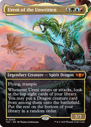 {R} Ureni of the Unwritten (Borderless) [Tarkir: Dragonstorm Commander][TDC 009]