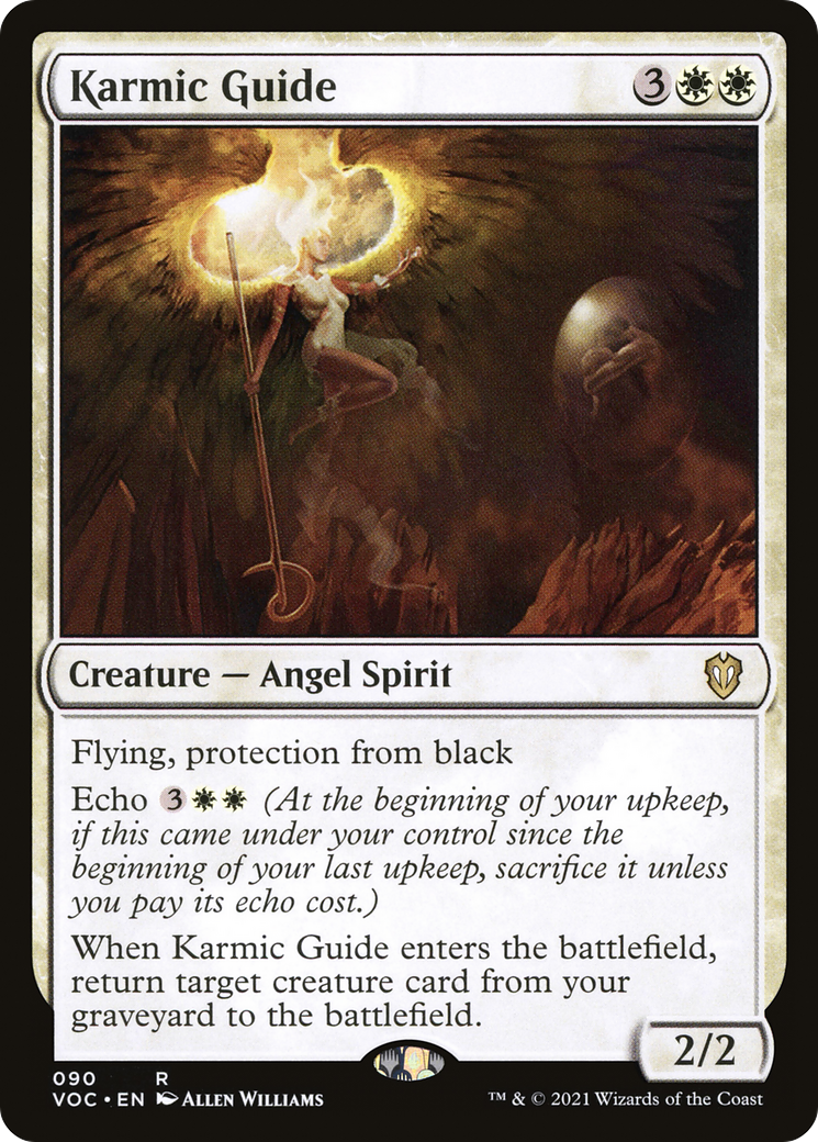 {R} Karmic Guide [Innistrad: Crimson Vow Commander][VOC 090]