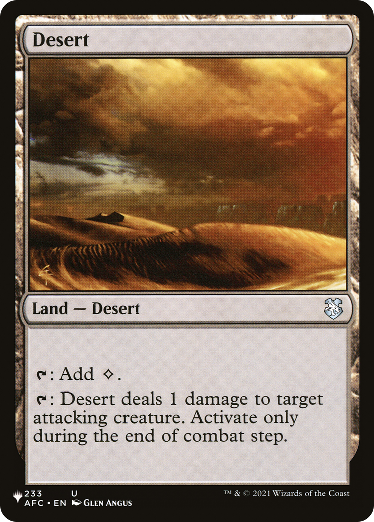 Desert [LIST 233/062]