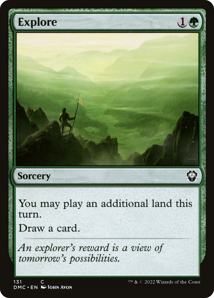 {C} Explore [Dominaria United Commander][DMC 131]