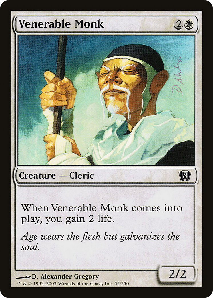 {C} Venerable Monk [Eighth Edition][8ED 055]