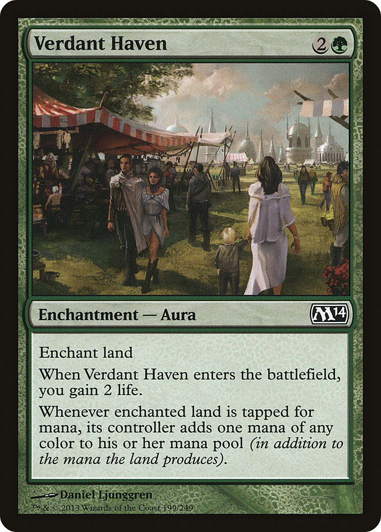 {C} Verdant Haven [Magic 2014][M14 199]