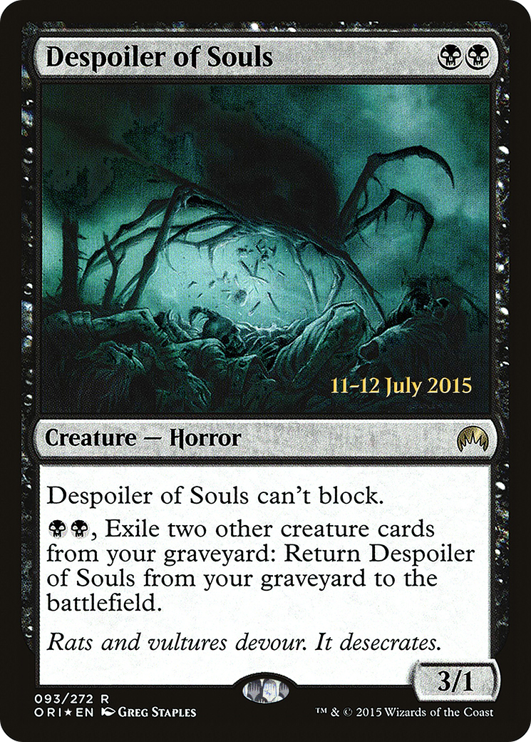 {R} Despoiler of Souls [Magic Origins Prerelease Promos][PR ORI 093]