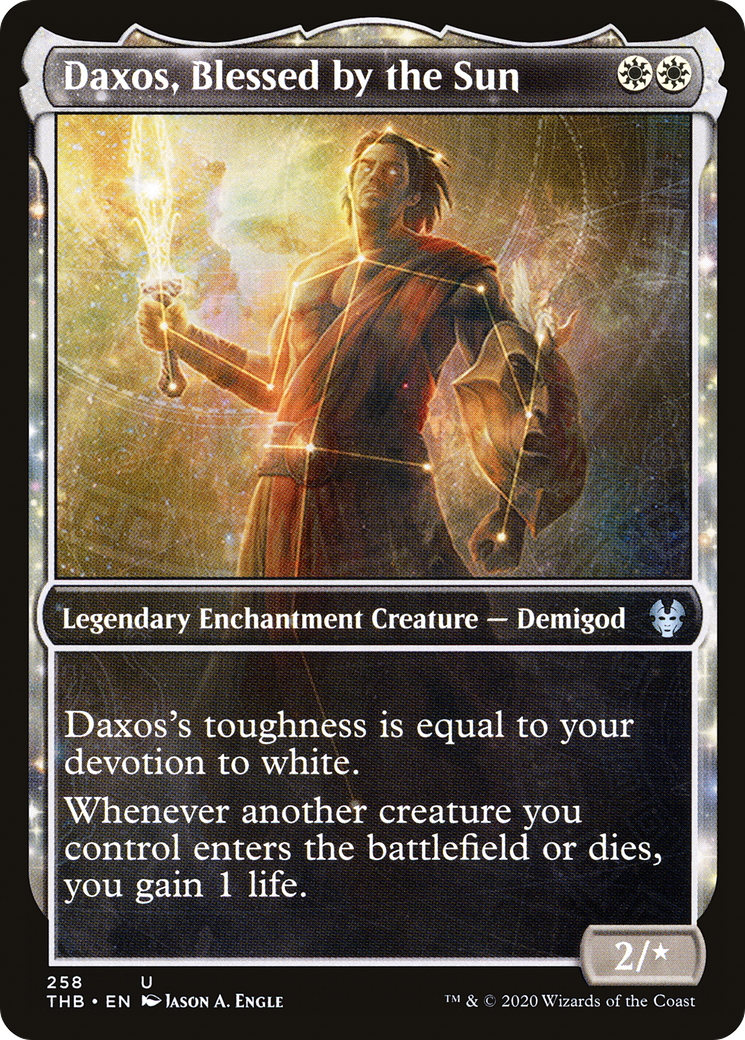 {C} Daxos, Blessed by the Sun (Showcase) [Theros Beyond Death][THB 258]
