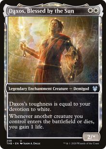 {C} Daxos, Blessed by the Sun (Showcase) [Theros Beyond Death][THB 258]