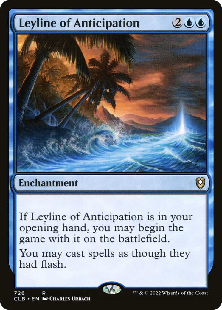 {R} Leyline of Anticipation [Commander Legends: Battle for Baldur's Gate][CLB 726]