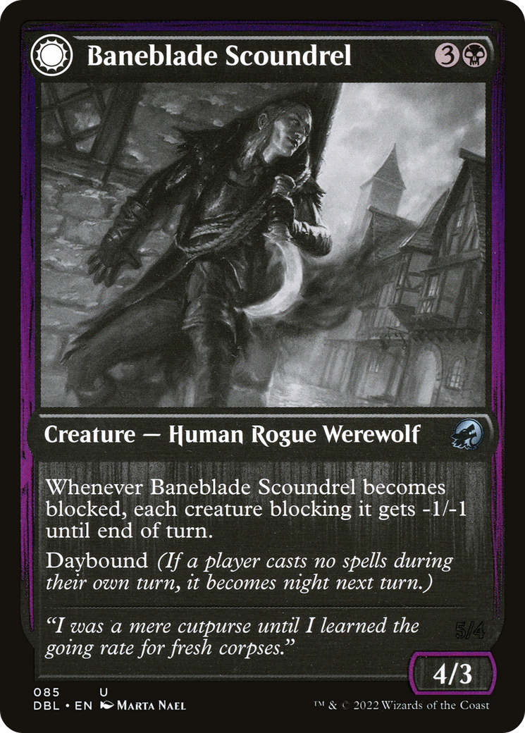 {C} Baneblade Scoundrel // Baneclaw Marauder [Innistrad: Double Feature][DBL 085]