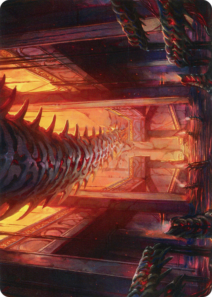 {A} Bloodfell Caves Art Card [March of the Machine Art Series][AMOM 055]