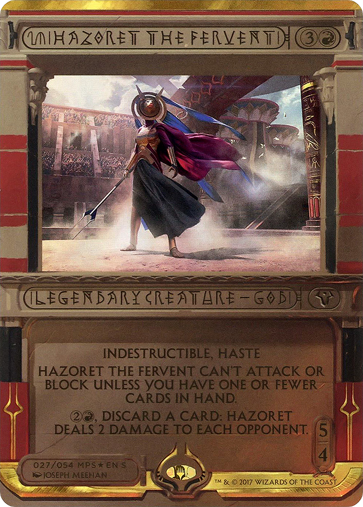 {R} Hazoret the Fervent (Invocation) [Amonkhet Invocations][MP2 027]