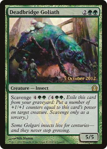 {R} Deadbridge Goliath [Return to Ravnica Prerelease Promos][PR RTR 120]