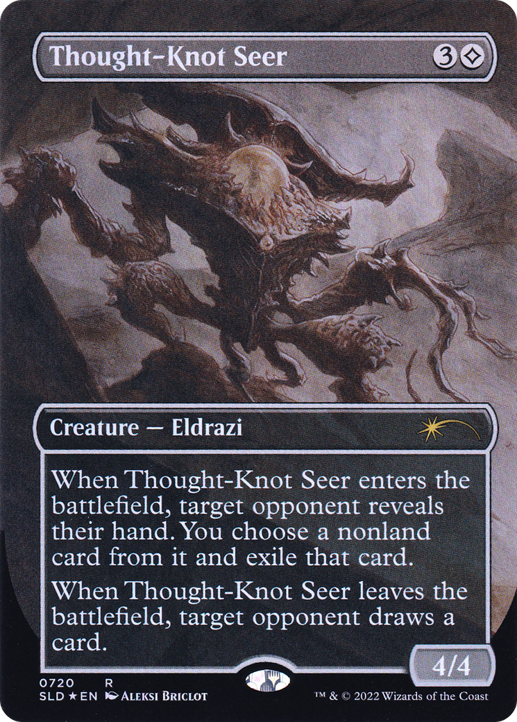 {R} Thought-Knot Seer (720) (Borderless) [Secret Lair Drop Promos][SLD 720]