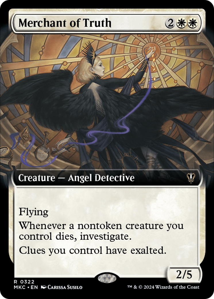 {R} Merchant of Truth (Extended Art) [Murders at Karlov Manor Commander][MKC 322]