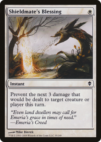 {C} Shieldmate's Blessing [Zendikar][ZEN 035]