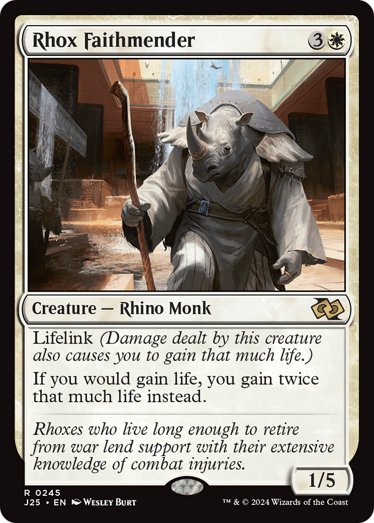 {R} Rhox Faithmender [Foundations Jumpstart][J25 245]
