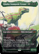 {@R} Ghalta, Stampede Tyrant (Borderless) [The Lost Caverns of Ixalan][LCI 326]