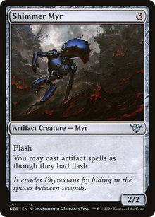 {C} Shimmer Myr [Kamigawa: Neon Dynasty Commander][NEC 157]