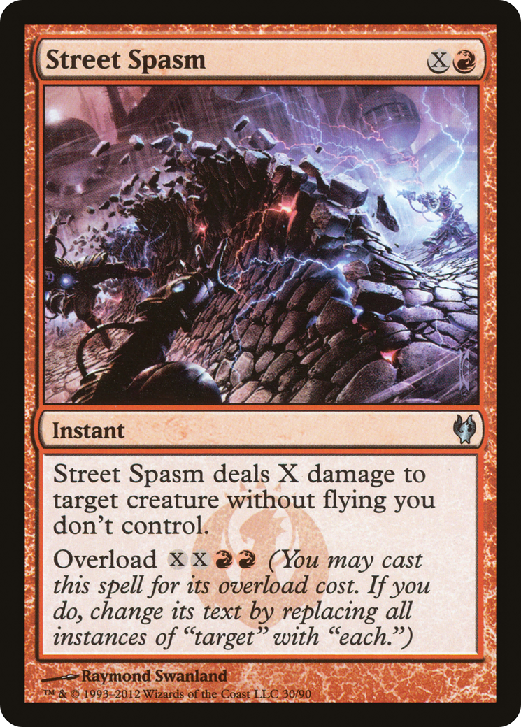 {C} Street Spasm [Duel Decks: Izzet vs. Golgari][DDJ 030]