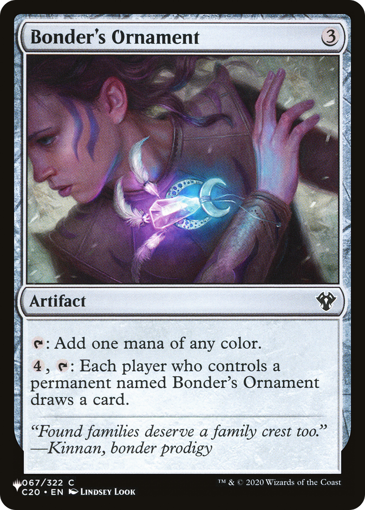 {C} Bonder's Ornament [LIST C20-67]