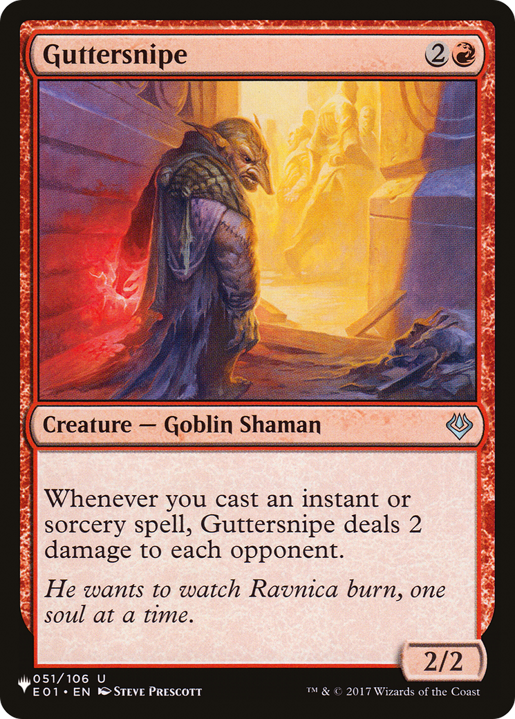 {C} Guttersnipe [LIST E01-51]